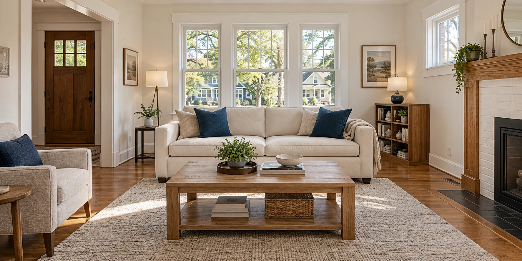 A clean, welcoming interior